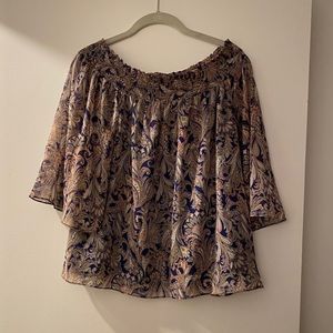 Paisley Off the shoulder Top